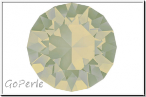 Chaton 1088 SWAROVSKI�, 8mm, 383 - light grey opal, foiled, 6 Stk.